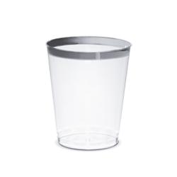 COPO 300 ML BORDA PRATA PREMIUM