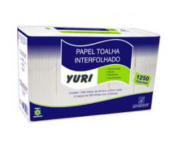 Papel Toalha Interfolhado 2 Dobras Yuri