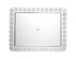Bandeja Retangular Cristal 275x355 mm