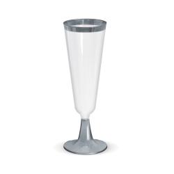TAA DE CHAMPAGNE BORDA E BASE PRATA